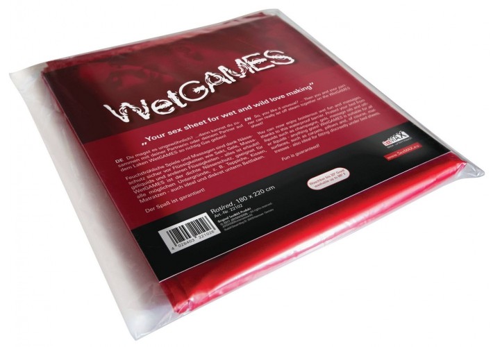 Κόκκινο Σεντόνι Για Υγρά Παιχνίδια - JoyDivision Wet Games Bed Sheet 180x220 Red