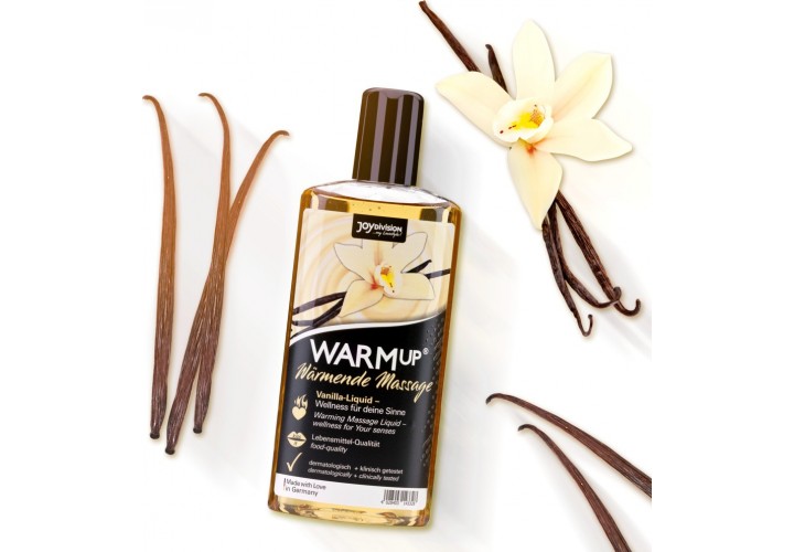 Θερμαντικό Λάδι Για Μασάζ Με Γεύση Βανίλια - JoyDivision Warm Up Massage Oil Vanilla 150ml
