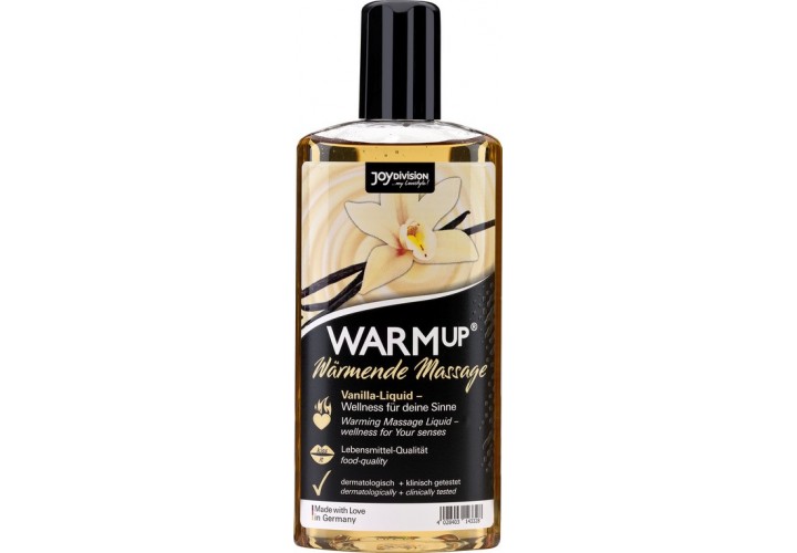 Θερμαντικό Λάδι Για Μασάζ Με Γεύση Βανίλια - JoyDivision Warm Up Massage Oil Vanilla 150ml