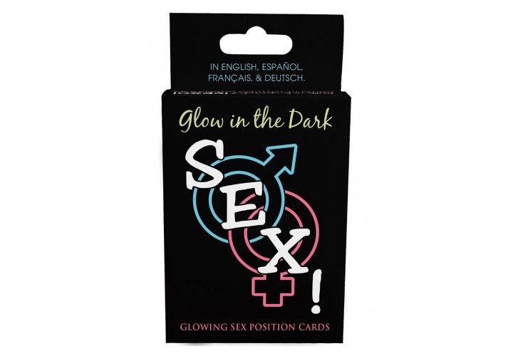 Ερωτικό Παιχνίδι Καρτών Που Φωσφορίζουν - Kheper Games Glow In The Dark Sex Cards