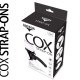 Μαύρη Δερμάτινη Ζώνη Με Ρεαλιστικό Ομοίωμα Πέους - Kiotos Cox Leather Strap On With Dildo Black 22cm
