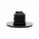 Μαύρο Ομοίωμα Με Ραβδώσεις & Ζώνη - Kiotos Silicone Strap-On London Black 14cm
