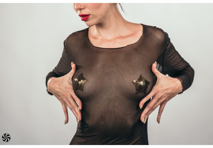 Αυτοκόλλητα Διακοσμητικά Θηλών - Lola Games Nipple Pasties Burlesque Tempest Gold