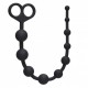 Μαύρες Πρωκτικές Μπίλιες Σιλικόνης - Lola Games Orgasm Silicone Beads Black 33.5cm