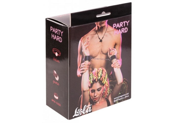 Μαύρες Χειροπέδες - Lola Games Party Hard Cuffs Black
