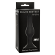 Μαύρη Πρωκτική Σφήνα Σιλικόνης - Lola Games Slim Medium Silicone Butt Plug Black 11.5cm