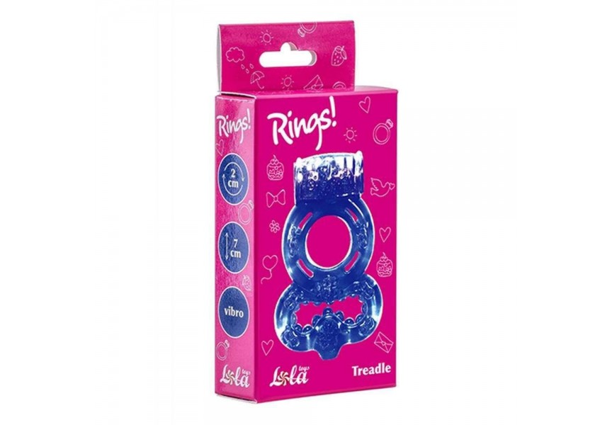 Lola Games Treadle Vibrating Cock Ring Purple