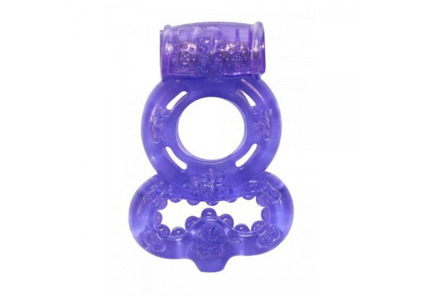 Lola Games Treadle Vibrating Cock Ring Purple