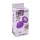 Μωβ Μεσαία Πρωκτική Σφήνα Με Κόσμημα - Lola Games Cutie Anal Plug Medium Purple/Clear 8.5cm
