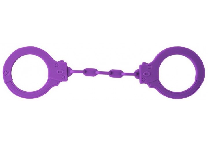 Lola Games Silicone Handcuffs Party Hard Suppression Purple