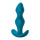 Μπλε Πρωκτική Σφήνα Σιλικόνης - Lola Games Fantasy Silicone Anal Plug Blue 12.5cm