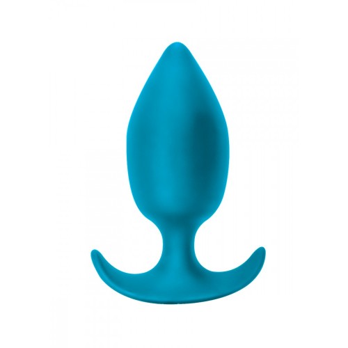 Μπλε Πρωκτική Σφήνα Με Βαρίδι - Lola Games Insatiable Anal Silicone Plug With Ball Blue 10.5cm