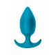 Lola Games Insatiable Anal Silicone Plug With Ball Blue 10.5cm