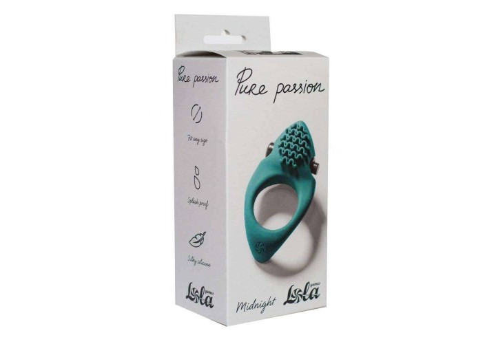 Lola Games Midnight Silicone Vibrating Cockring Green