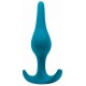 Πρωκτική Σφήνα Σιλικόνης - Lola Games Smooth Silicone Anal Plug Aquamarine 12.5cm
