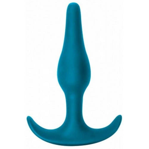 Πρωκτική Σφήνα Σιλικόνης - Lola Games Starter Silicone Anal Plug Aquamarine 10.5cm