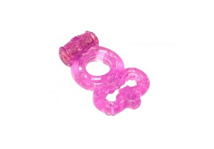Ροζ Δονούμενο Δαχτυλίδι Πέους - Lola Games Treadle Vibrating Cock Ring Pink