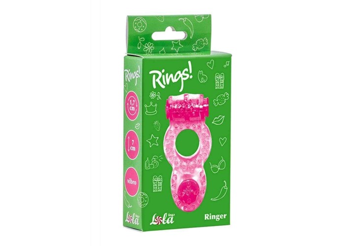 Ροζ Δονούμενο Δαχτυλίδι Πέους - Lola Games Ringer Vibrating Cock Ring Pink
