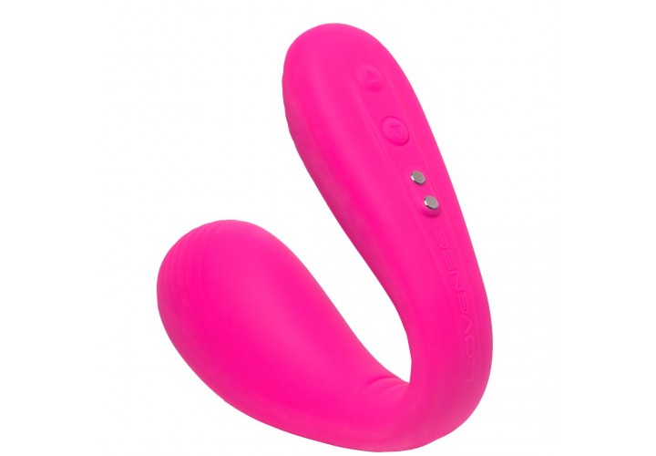 Ασύρματος Διπλός Δονητής Ζευγαριών Με Εφαρμογή Κινητού - Lοvense Dolce Adjastable Dual Vibrator Pink