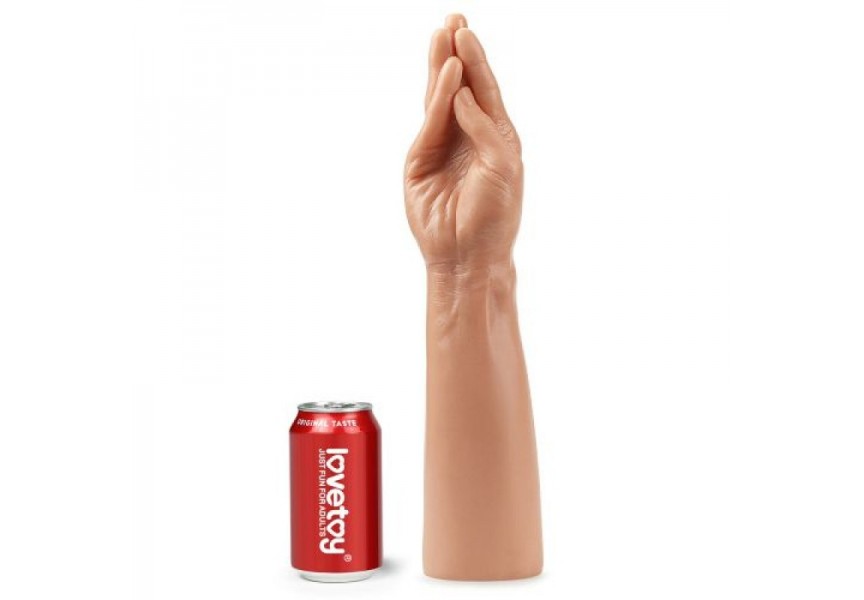 Ρεαλιστικό Ομοίωμα Χεριού - Lovetoy King Size Realistic Magic Hand Dildo Flesh 35cm