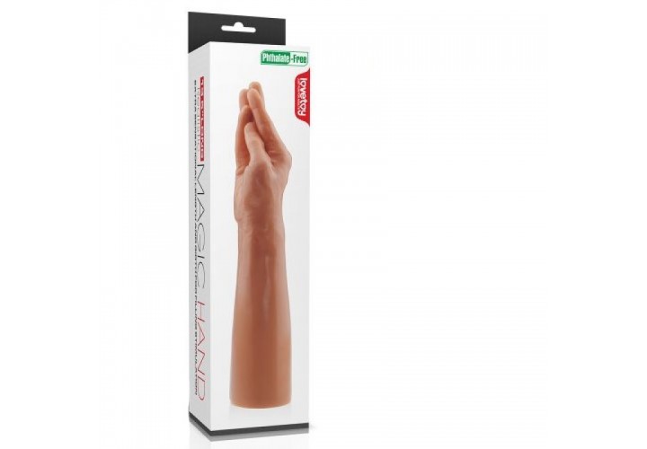 Ρεαλιστικό Ομοίωμα Χεριού - Lovetoy Realistic Magic Hand Dildo Flesh 35cm