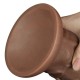 Μεγάλο Ρεαλιστικό Ομοίωμα Πέους - Lovetoy Realistic Chubby Dildo Brown 26.6cm