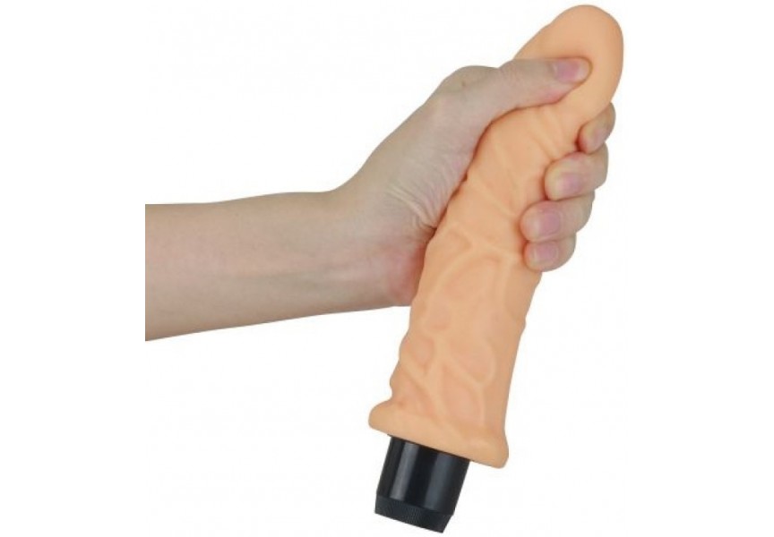 Μπεζ Μαλακός Ρεαλιστικός Δονητής - Lovetoy Xtreme Feel Realistic Vibrator Flesh 21.5cm