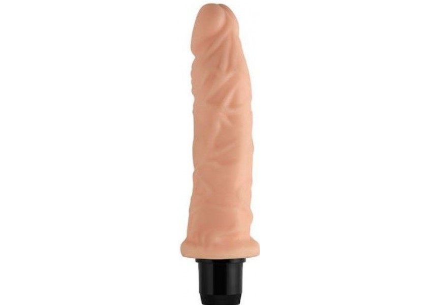 Μπεζ Μαλακός Ρεαλιστικός Δονητής - Lovetoy Xtreme Feel Realistic Vibrator Flesh 21.5cm