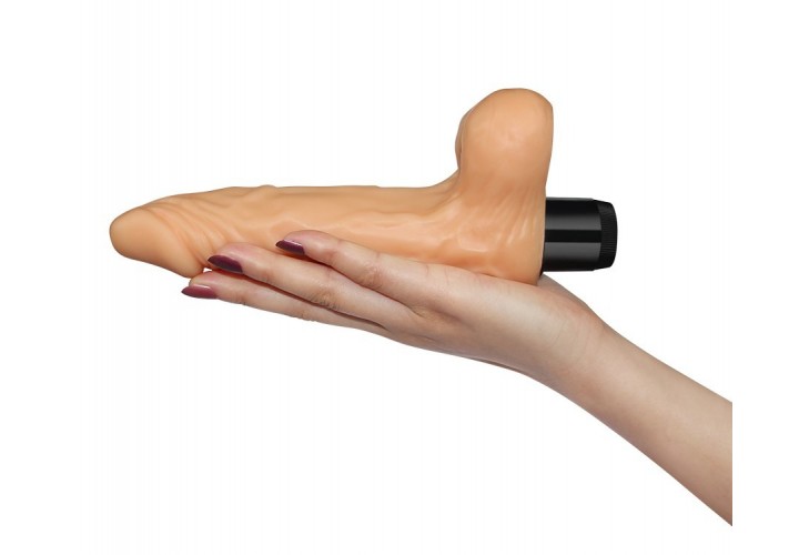 Ρεαλιστικός Δονητής Με Όρχεις - Lovetoy Xtreme Feel Realistic Vibrator Flesh 20.5cm