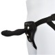 Μαύρο Ομοίωμα Σιλικόνης Με Ρυθμιζόμενη Ζώνη - Loving Joy Strap On Harness Silicone Dildo Black 14cm