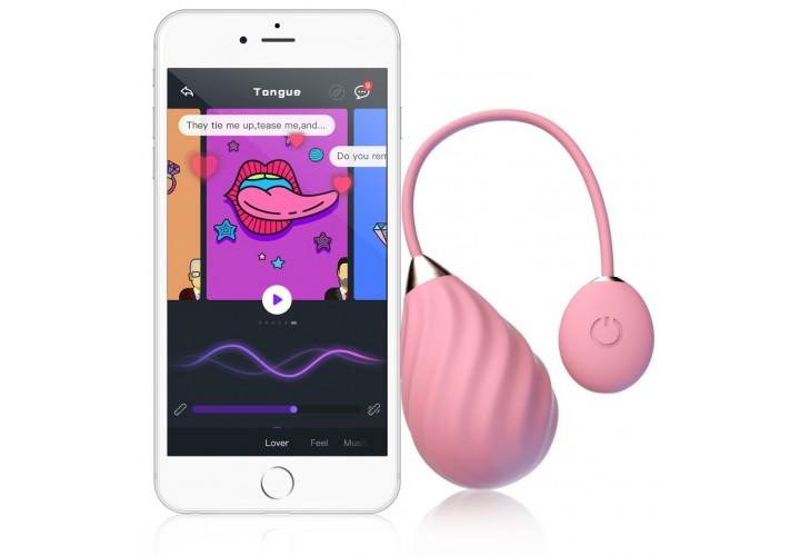 Ασύρματο Κολπικό Αυγό Με Εφαρμογή Κινητού - Magic Motion Magic Sundae App Controller Love Egg Pink
