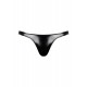 Μαύρο Ανδρικό Γυαλιστερό Στρινγκ - Male Power Liquid Onyx Classic Thong Black