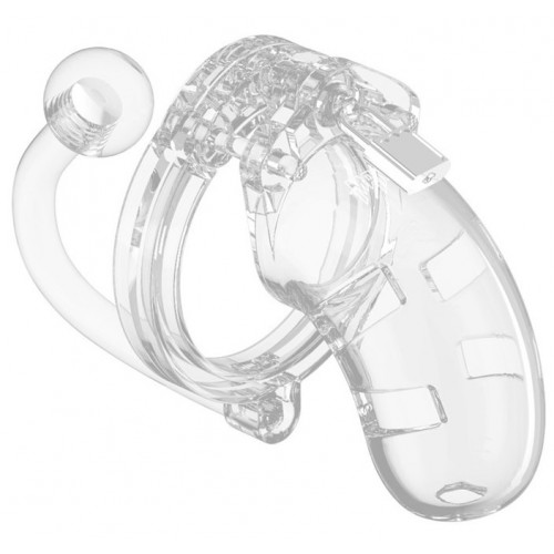 ManCage 10 Chastity Cock Cage With Anal Plug 9cm