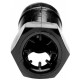 XR Master Series Detained Black Restrictive Chastity Cage 8cm