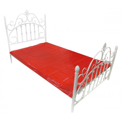 Κόκκινο Αδιάβροχο Σεντόνι Βινυλίου - Fetish Bed Sheet Cover Red 200cm x 220cm