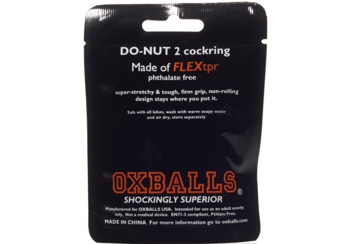 Oxballs Do Nut 2 Cockring Black