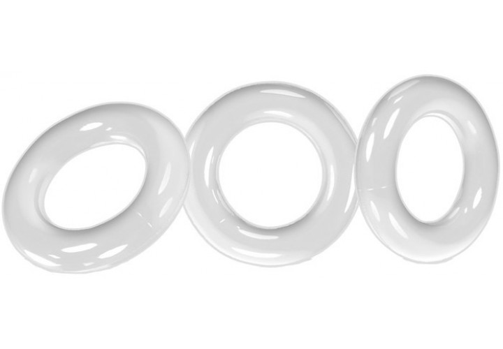 Oxballs Willy Rings 3 Pack Cock Rings White