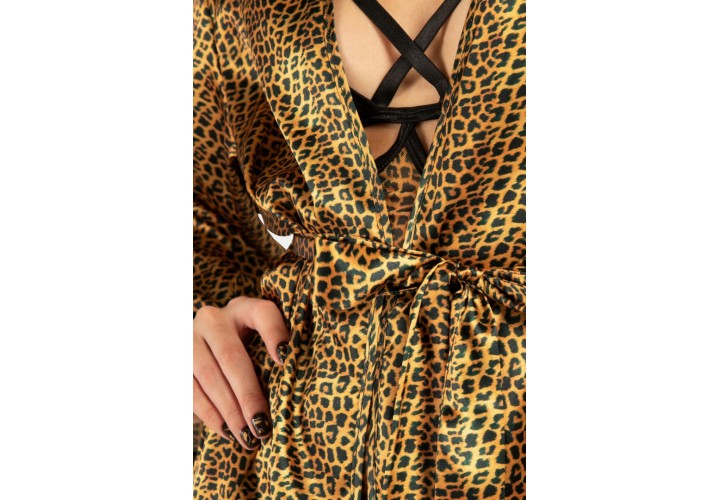 Λεοπάρ Γυναικείο Κιμονό - Panthra Mahsa Kimono Leopard