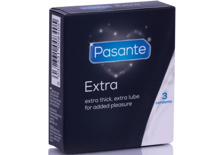 Έξτρα Ανθεκτικά Προφυλακτικά - Pasante Extra Safe Condoms 3 pcs