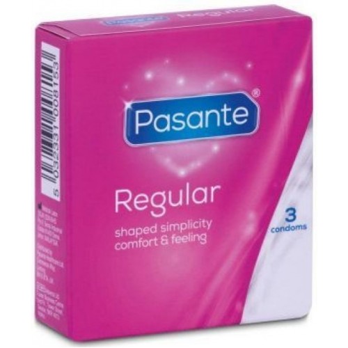 Προφυλακτικά Κανονικά - Pasante Regular Condoms 3 pcs