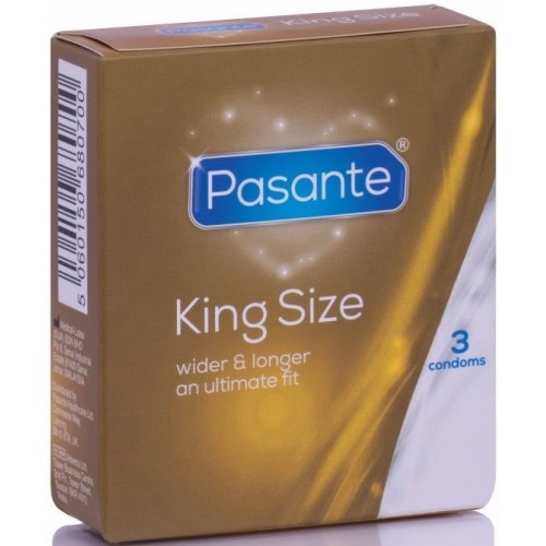 Μεγάλα Προφυλακτικά - Pasante King Size XL Condoms 3 pcs