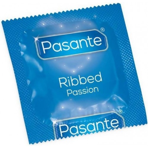Προφυλακτικό Με Ραβδώσεις - Pasante Ribbed Passion Condom 1 pc