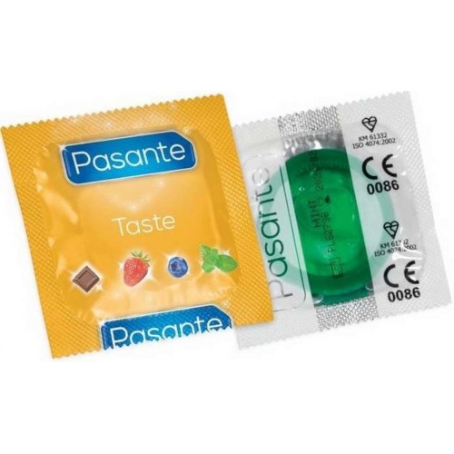 Προφυλακτικό Με Γεύση Μέντα - Pasante Taste Mint Condom 1 pc