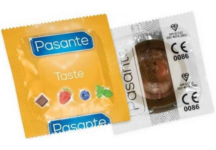 Προφυλακτικό Με Γεύση Σοκολάτα - Pasante Taste Chocolate Condom 1 pc