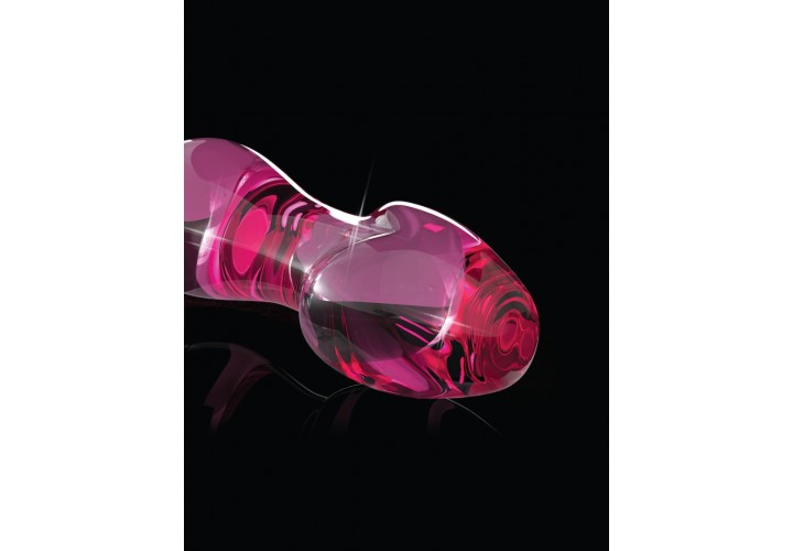 Ροζ Γυάλινη Πρωκτική Σφήνα - Pipedream Icicles No.73 Glass Anal Plug Pink 11cm