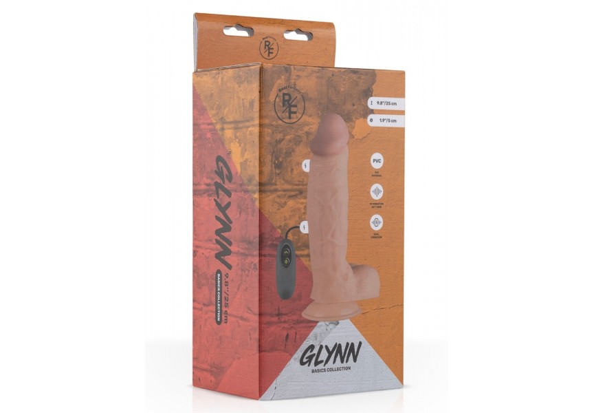 Real Fantasy Glynn Realistic Vibrator Beige 25cm