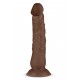 Ρεαλιστικό Ομοίωμα Πέους Με Βεντούζα - Real Fantasy James Realistic Dildo Brown 23cm