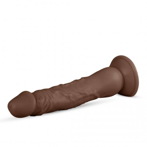 Ρεαλιστικό Ομοίωμα Πέους Με Βεντούζα - Real Fantasy James Realistic Dildo Brown 23cm