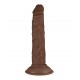 Ρεαλιστικό Ομοίωμα Πέους Με Βεντούζα - Real Fantasy Tyler Realistic Dildo Brown 20cm