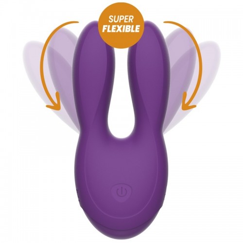 Μωβ Δονητής Σιλικόνης 10 Ταχυτήτων - Rewolution Rewobit Flexible Stimulator Purple 11.8cm